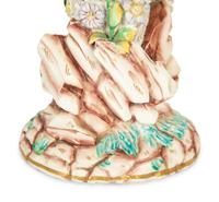 A German Porcelain Centerpiece With Oval Basket — 19th Century