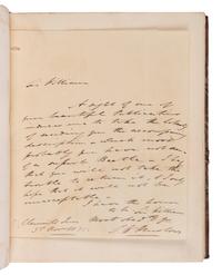 [NATURAL HISTORY] -- [JARDINE, William, Sir (1800-1874), his copy]. A sammelband of 14 offprints by various authors, an autograph letter, and a drawing, collected by William Jardine, including:
