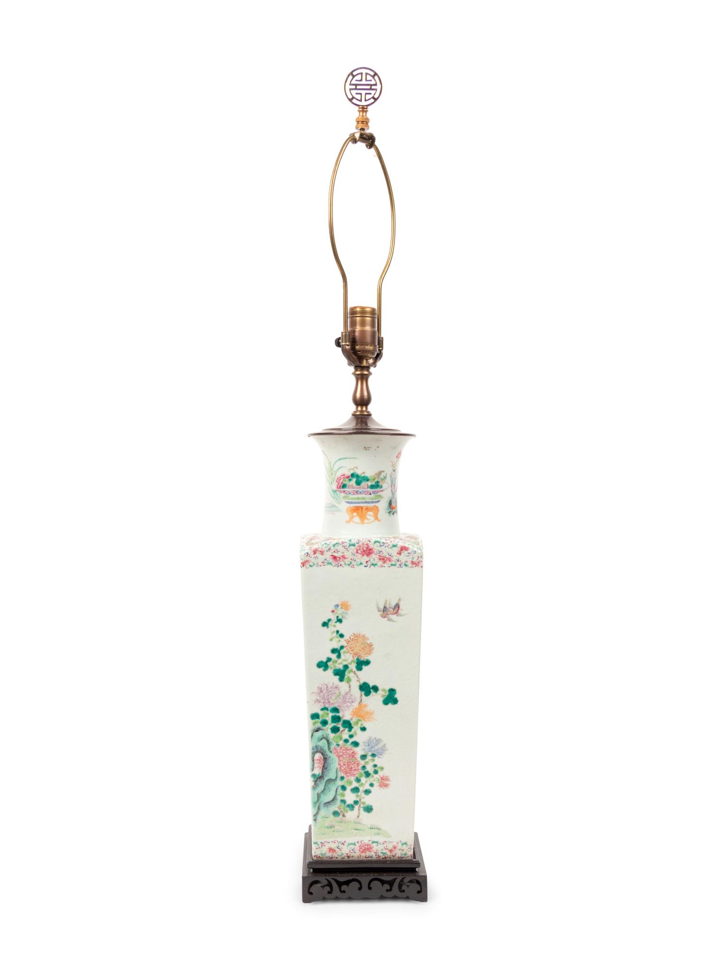 A Chinese Famille Rose Porcelain Vase