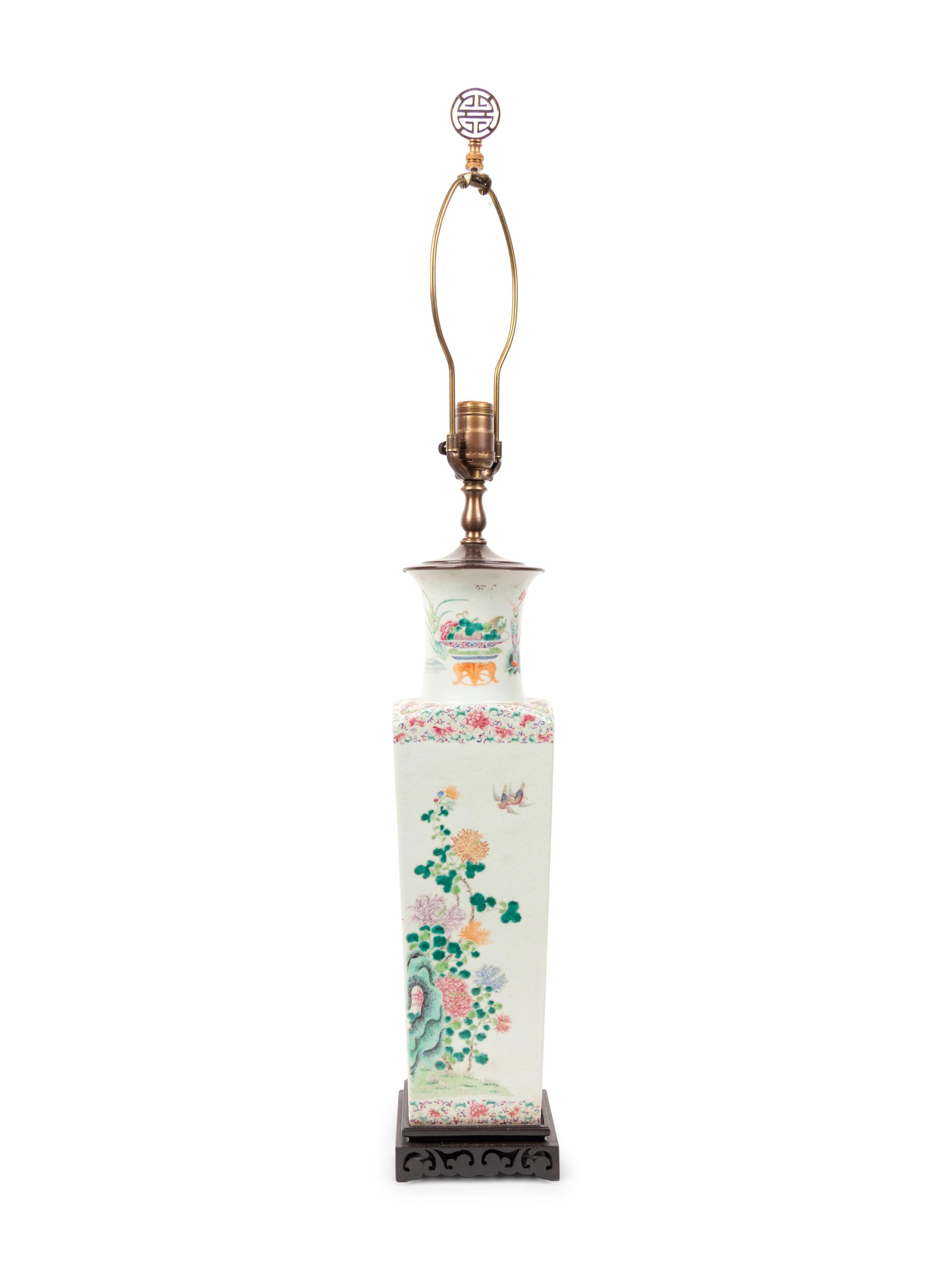 A Chinese Famille Rose Porcelain Vase