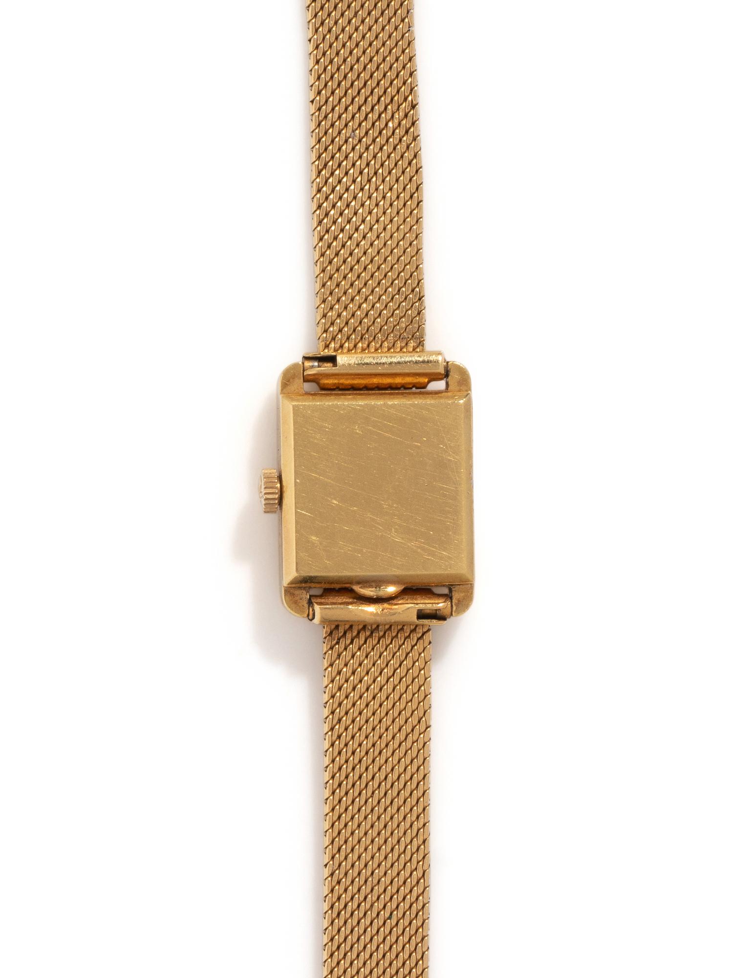 GÜBELIN, YELLOW GOLD WATCH
