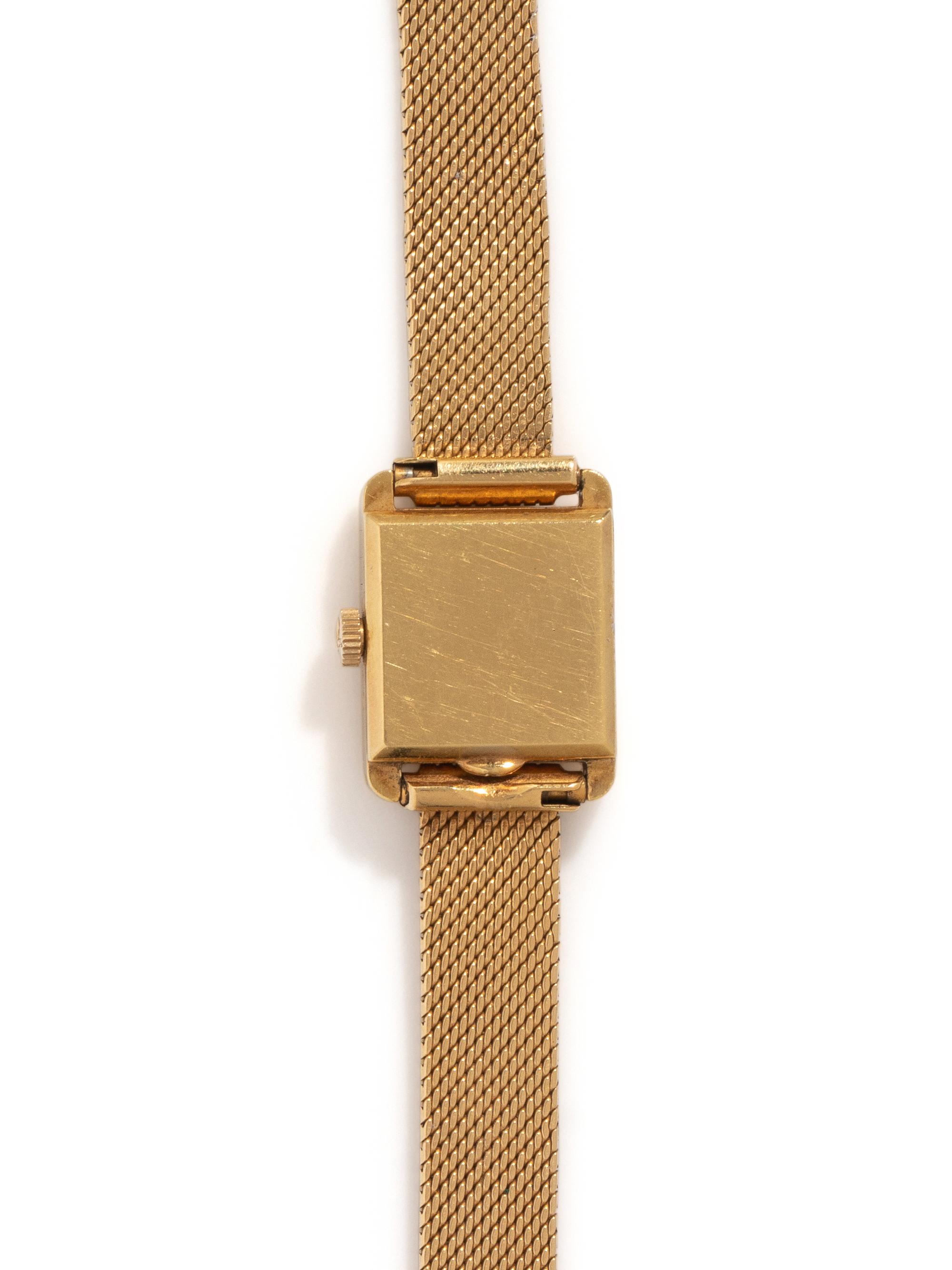 GÜBELIN, YELLOW GOLD WATCH