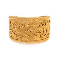 JEAN MAHIE, HIGH KARAT GOLD 'CHARMING MONSTERS' CUFF BRACELET