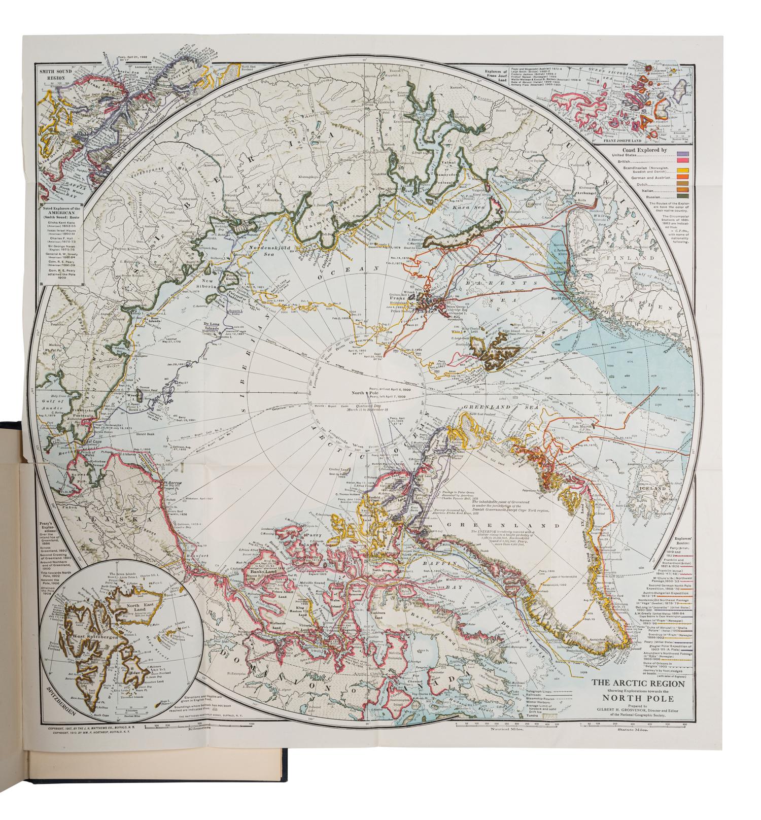 [EXPLORATION -- POLAR]. A group of 6 works, comprising: