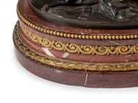 A Louis XVI Style Patinated Bronze Mantel Clock — 19TH CENTURY