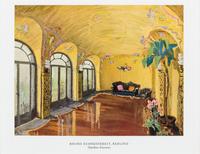 Eight Lithographs Depicting Interiors — 20TH CENTURY