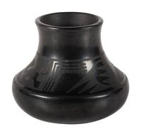 Blackware Pottery Jar