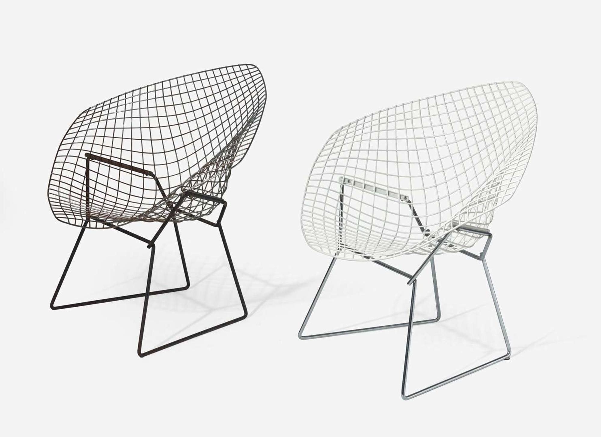 Harry Bertoia, Early "Diamond" Chair