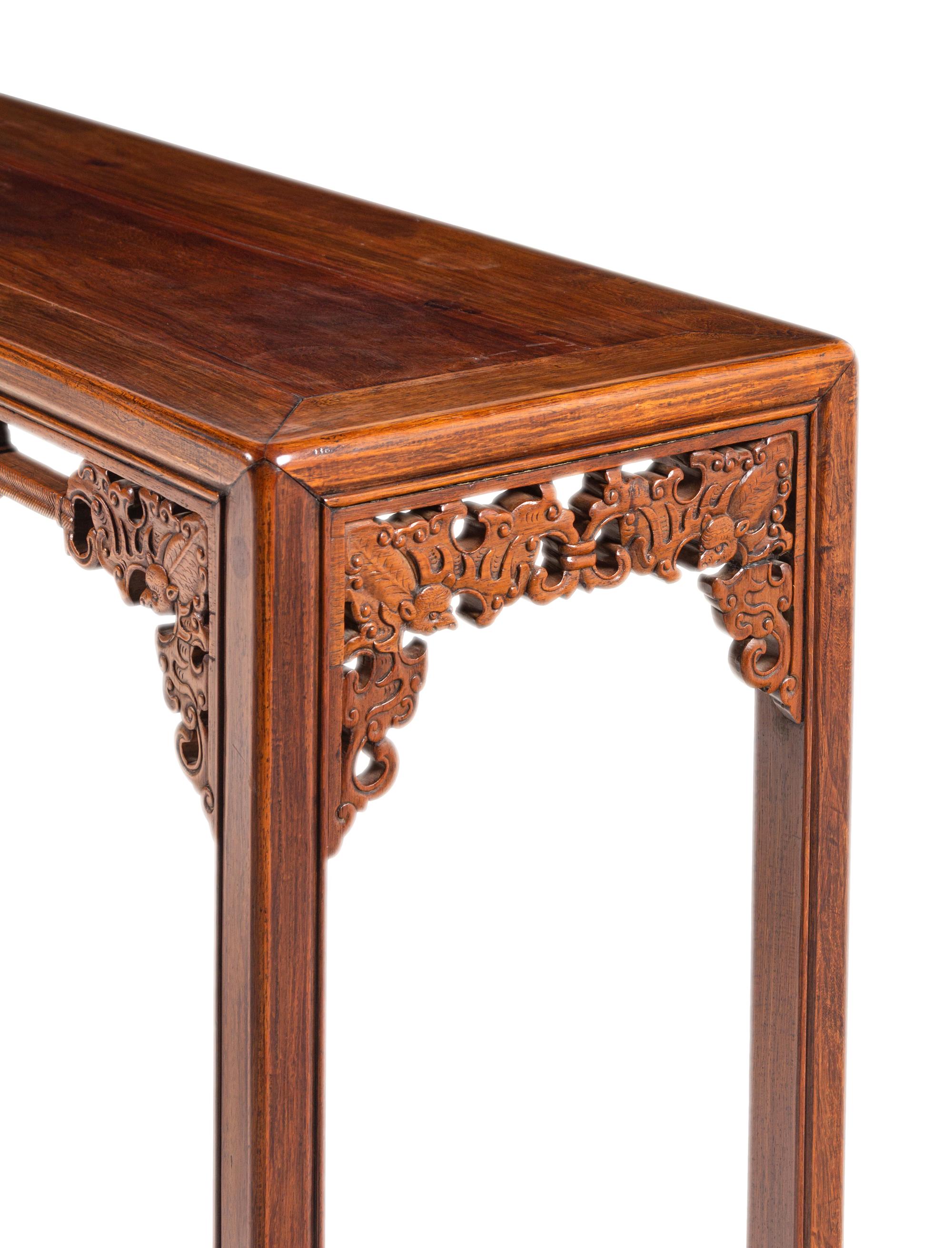 A Pair of Chinese Sandalwood Lute Tables