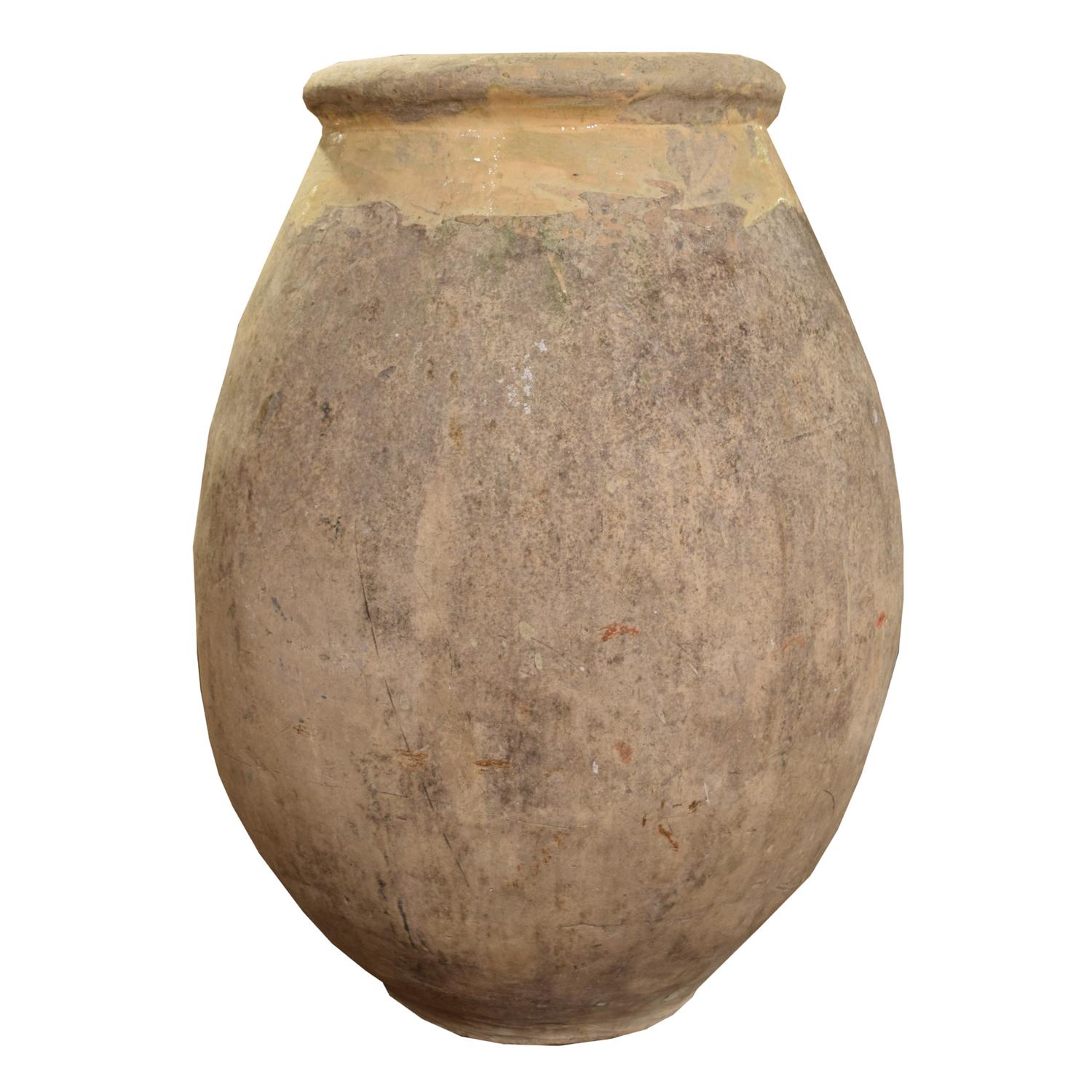 A Terra Cotta Biot Jar 22" W x 22" D x 33.25" H — France, 19th Century