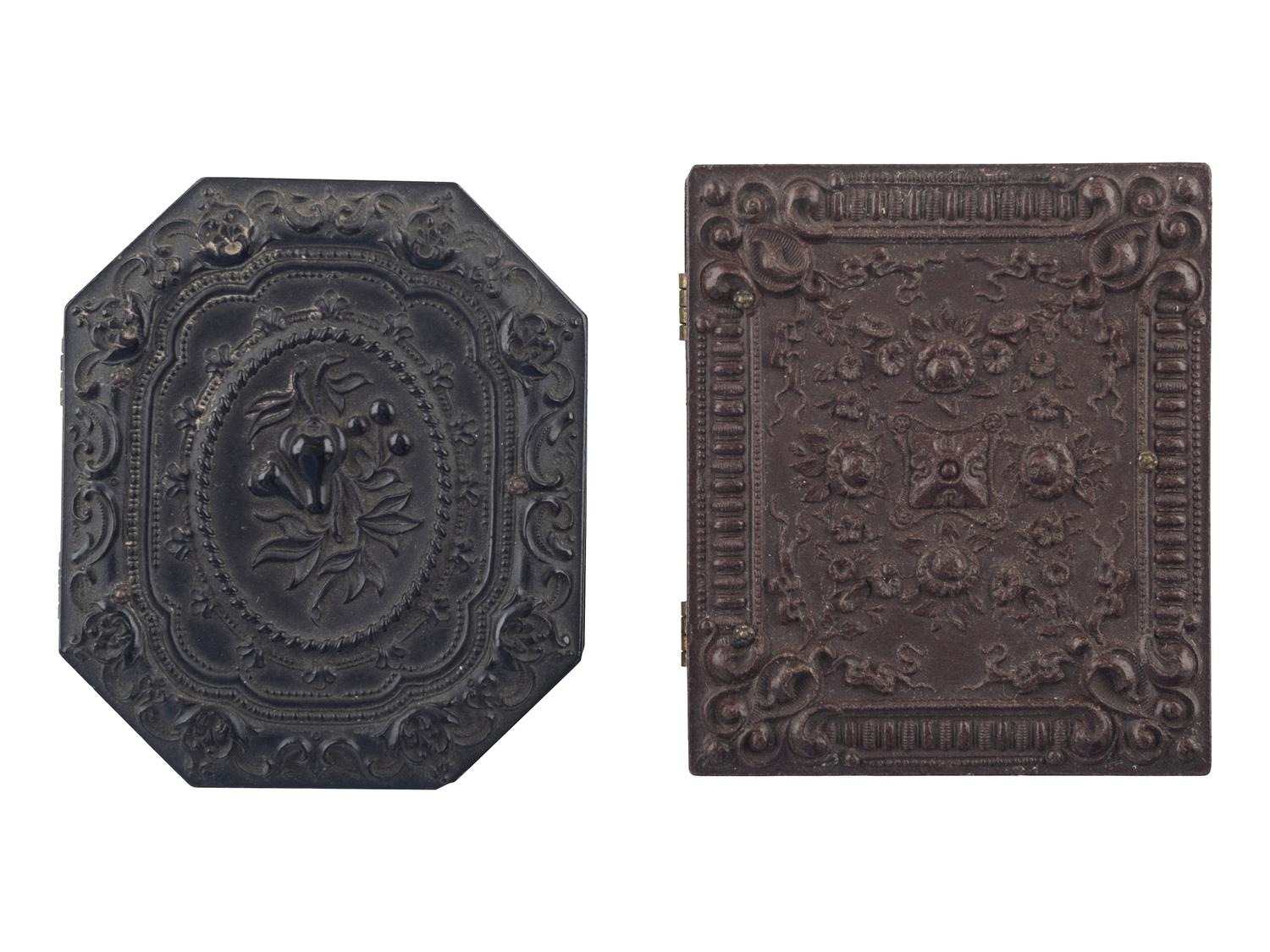 [EARLY PHOTOGRAPHY - PORTRAITURE]. A group of assorted tintypes ambrotypes, paper photographs, and union cases, including:
