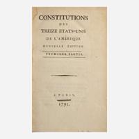 [Americana] Constitutions des treize États-Unis de l'Amérique