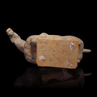 A Chinese Painted Pottery Female Equestrian Figure, Tang Dynasty — 唐 陶加彩女騎馬俑