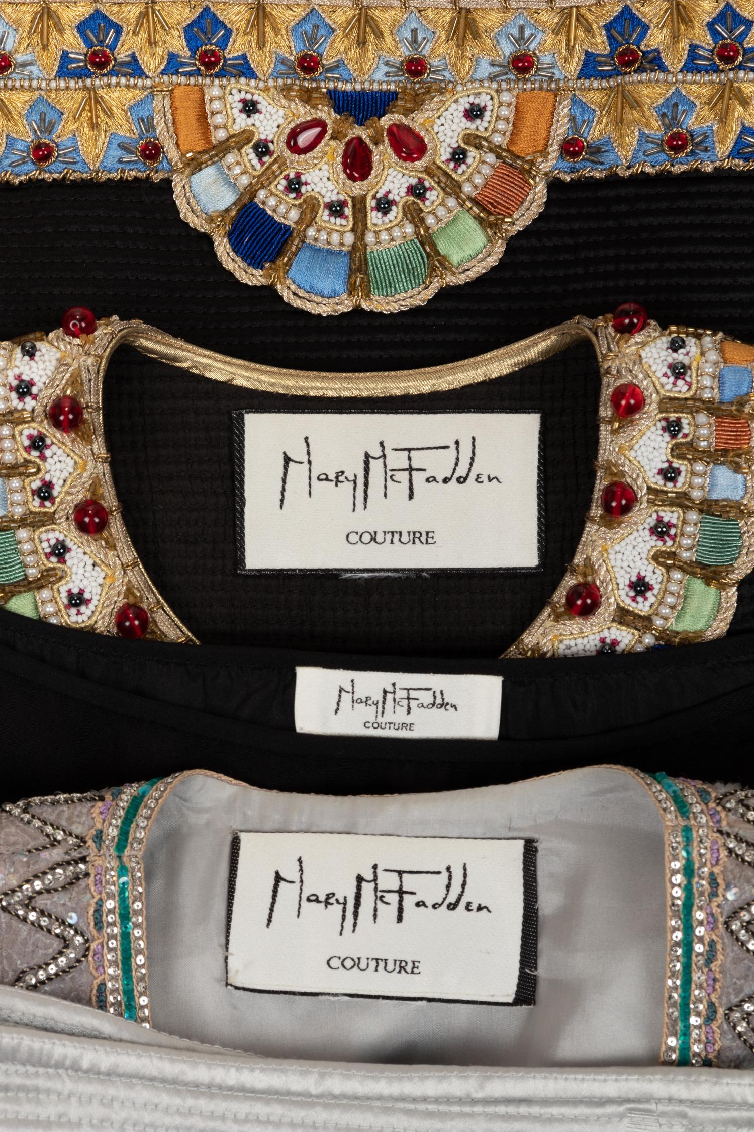 Two Mary McFadden Skirt Suits, 1980-90s