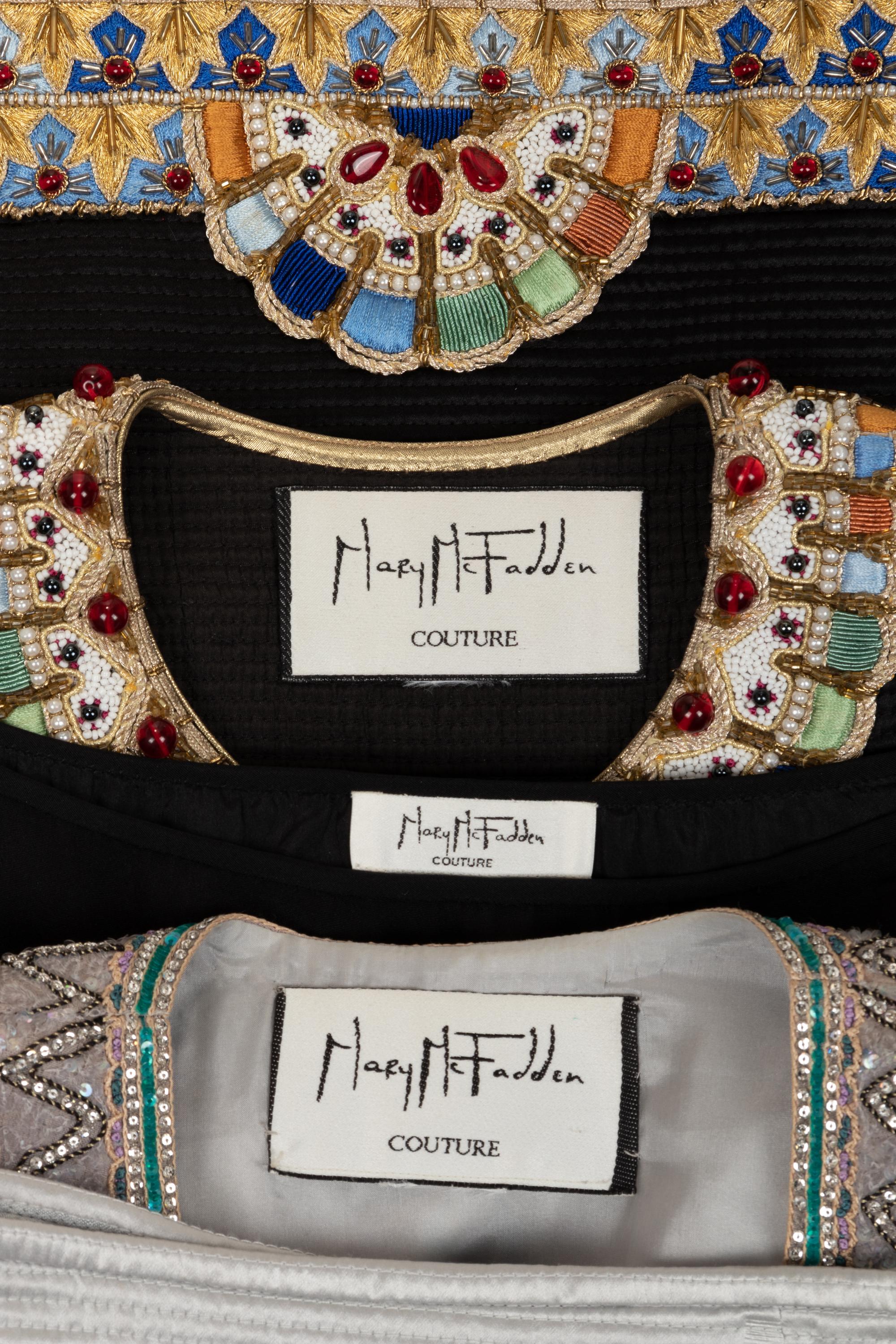 Two Mary McFadden Skirt Suits, 1980-90s