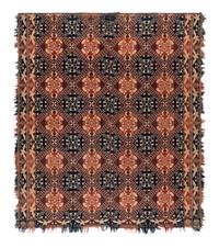 Two Cotton and Wool Jacquard Coverlets