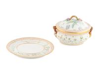 A Royal Copenhagen Flora Danica Porcelain Tureen and Underplate