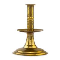 An English Brass Candlestick