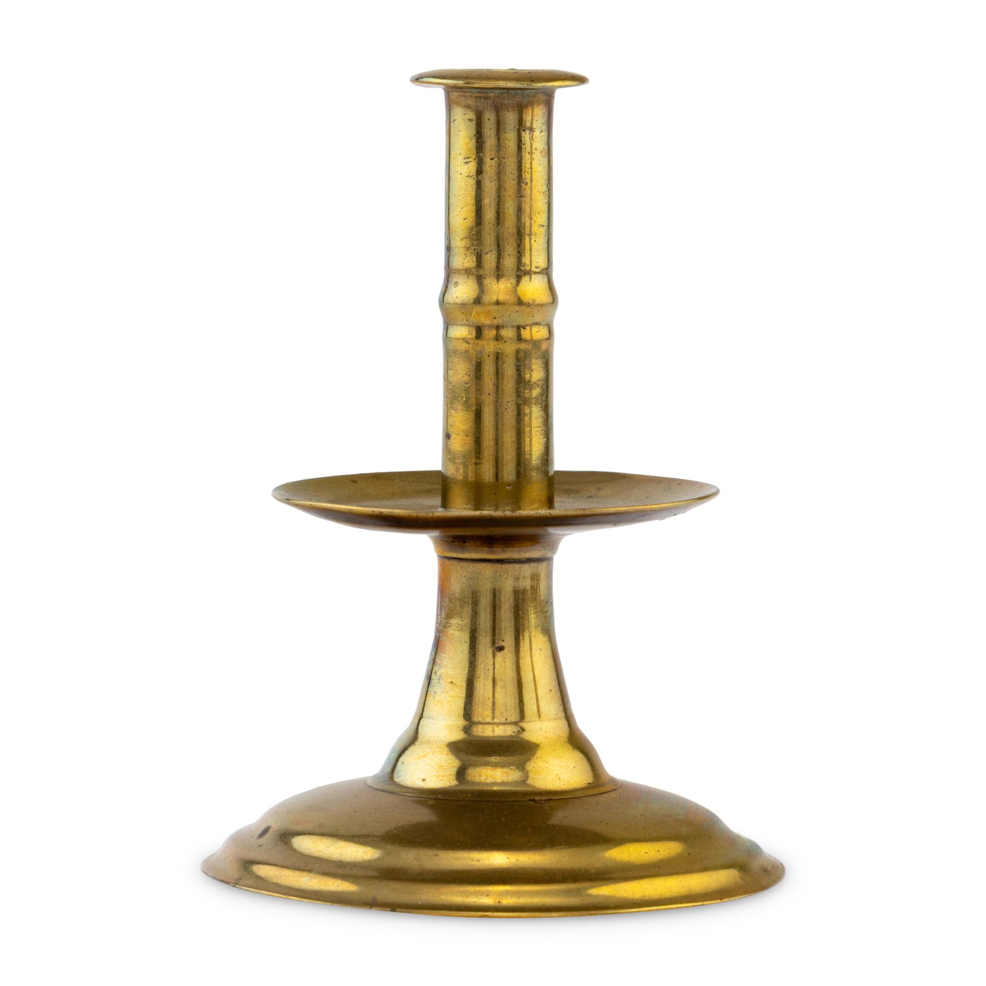 An English Brass Candlestick