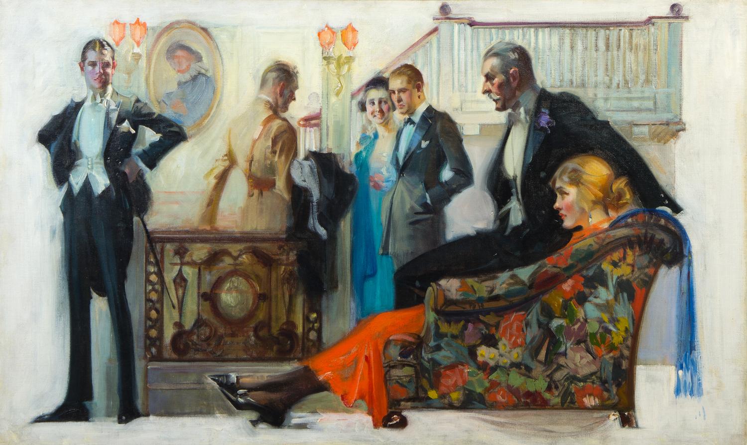 Samuel Nelson Abbott, (American, 1874-1953), Illustration for Hart Schaffner & Marx, 1924