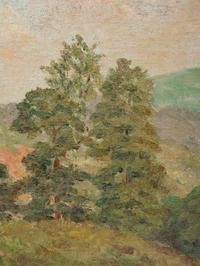 Landscape with Trees and Hills