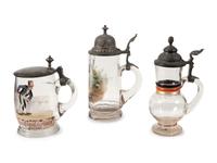 A Collection of Steins and a Large Pitcher