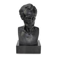 Thomas Dow Jones (American, 1811-1881) Bust of Abraham Lincoln bronze