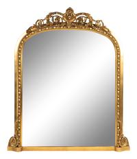 A Victorian Giltwood Overmantel Mirror — 19TH CENTURY