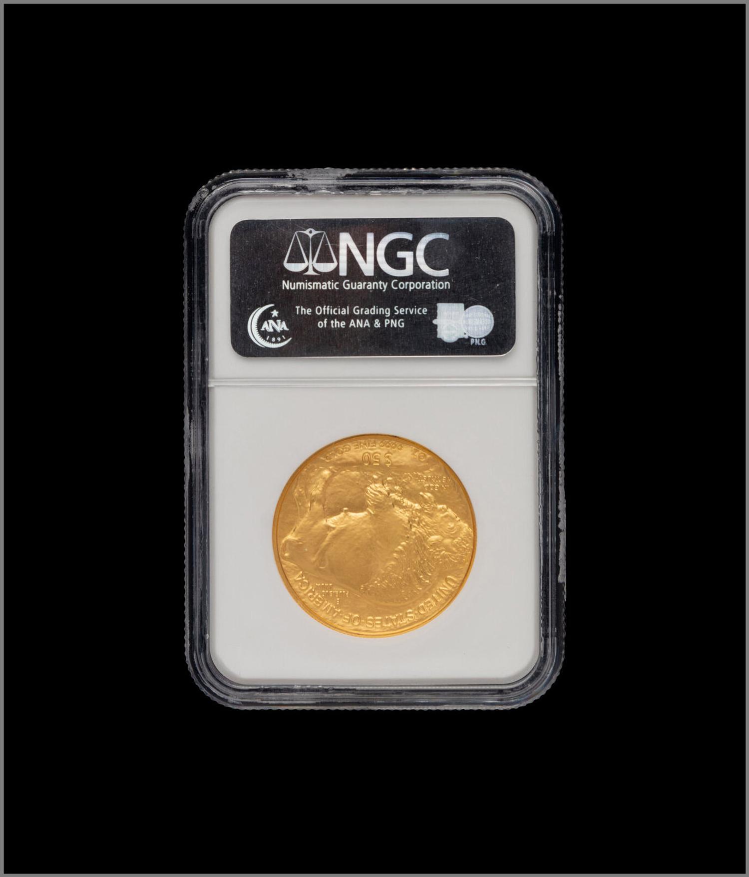 A 2006 Buffalo: Fine-First Strike $50 Gold Coin (NGC MS70)