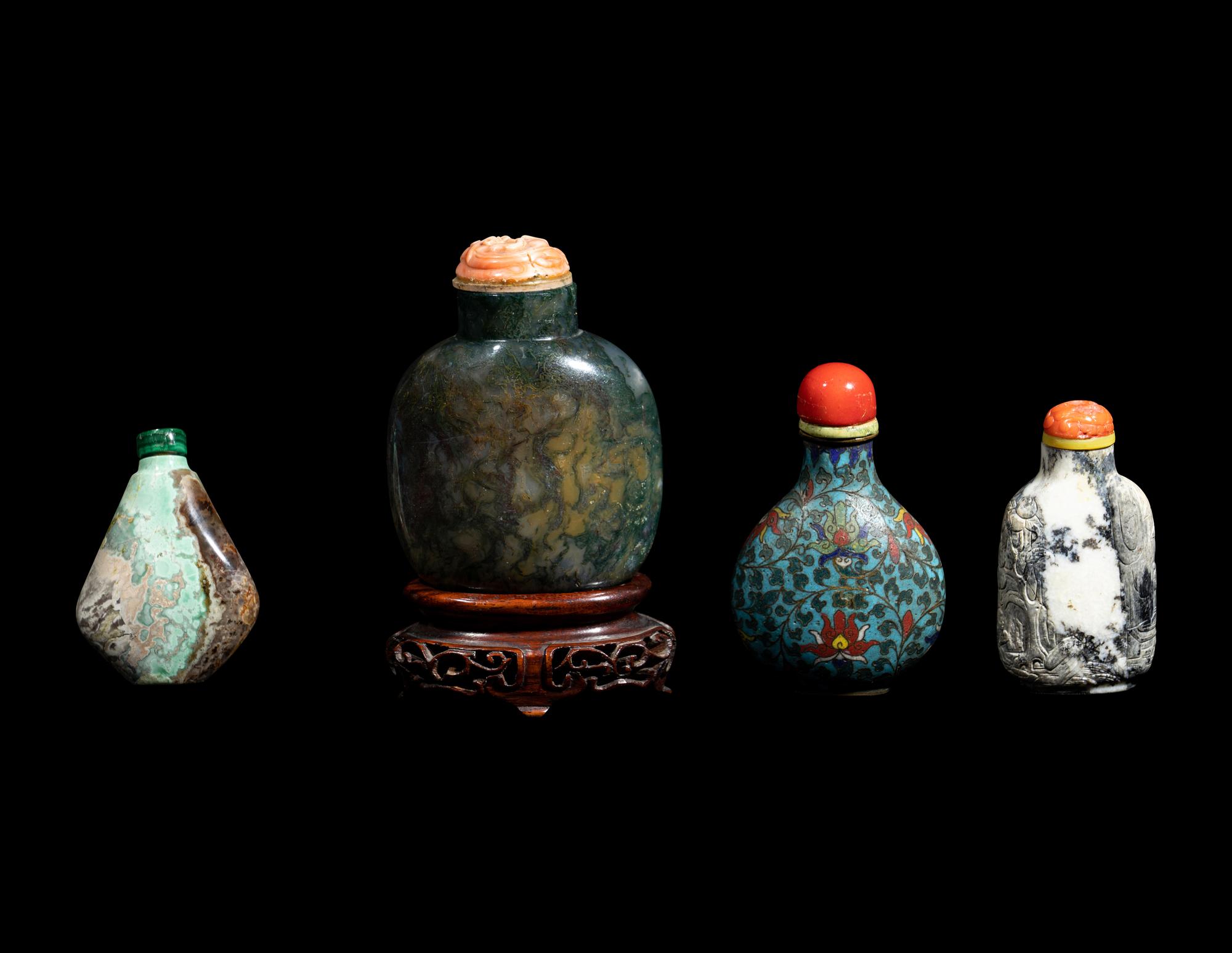 Four Chinese Snuff Bottles
