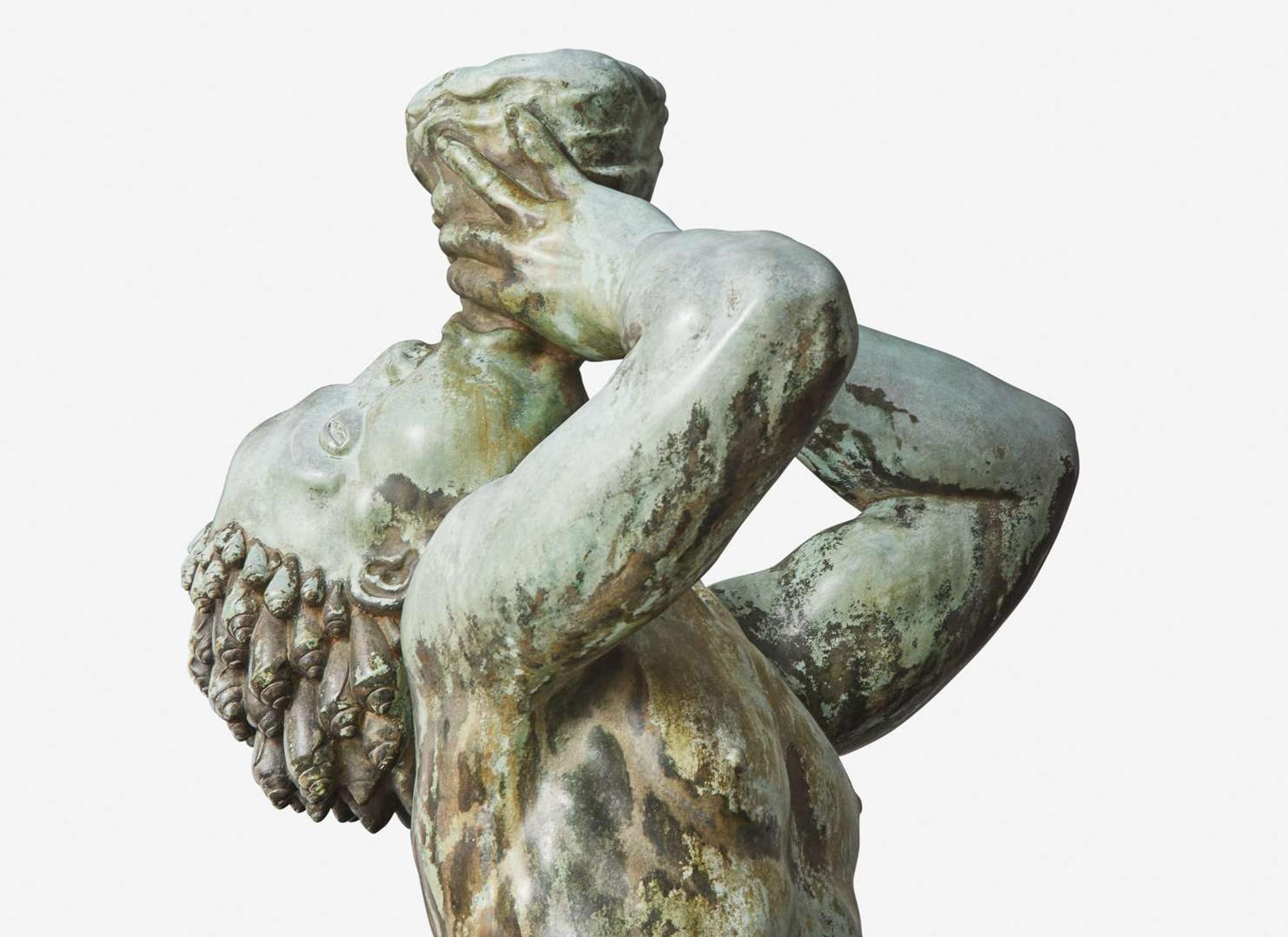 Carl (Wilhelm Emile) Milles (Swedish/American, 1875-1955) - Small Triton Fountain