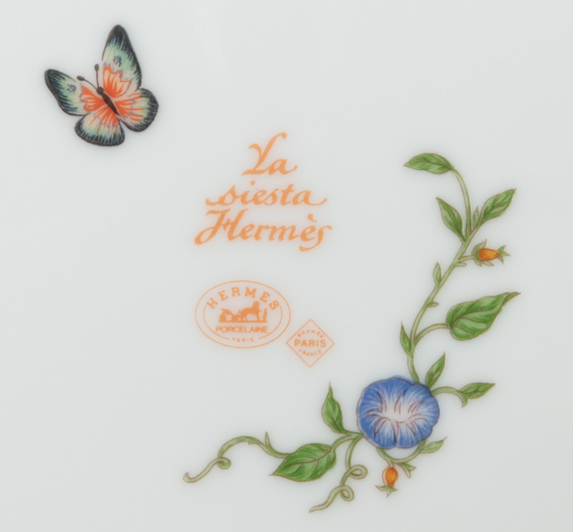 An Hermès Porcelain Siesta Luncheon Service