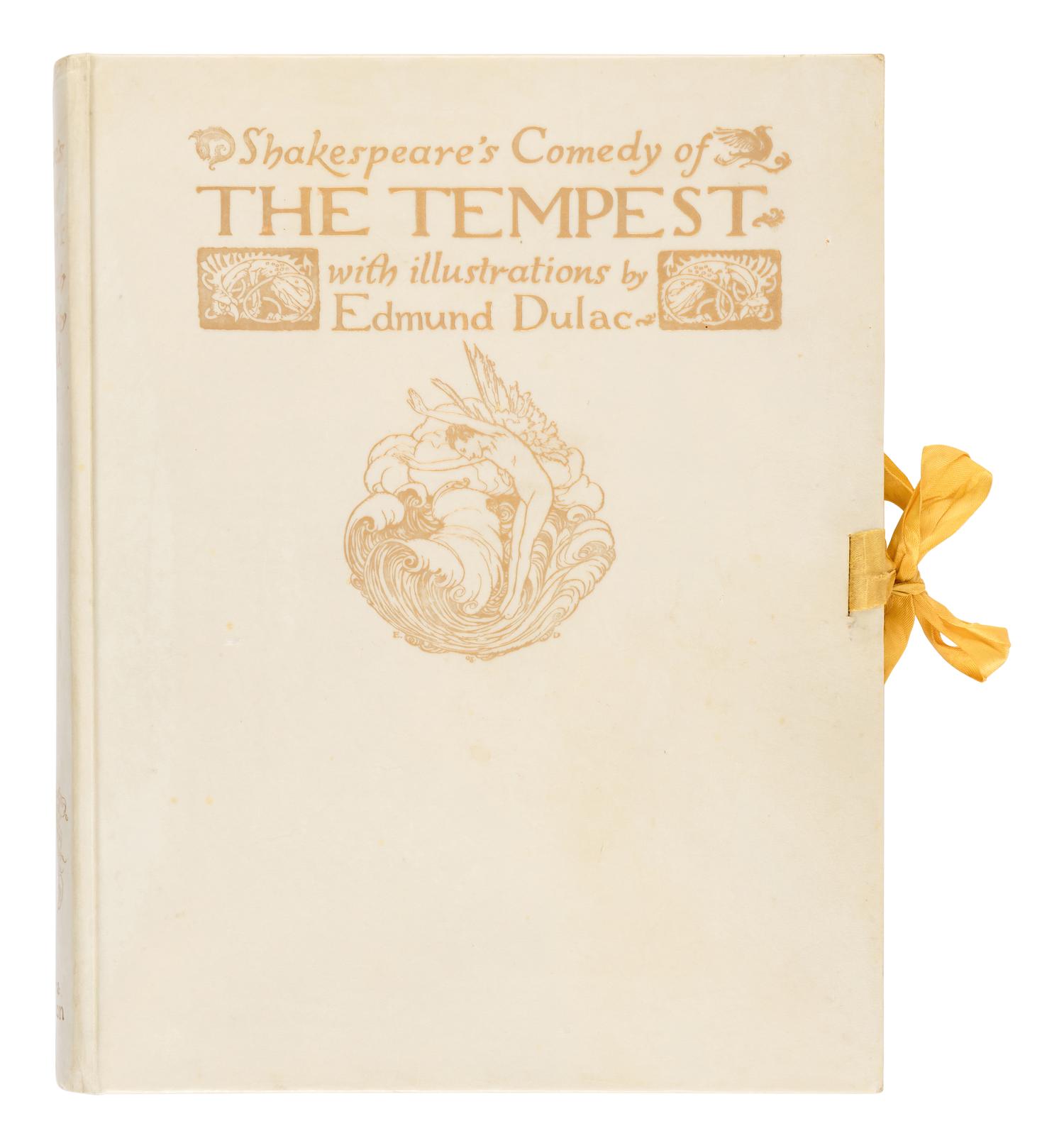 [DULAC, Edmund (1882-1953), illustrator]. SHAKESPEARE, William (1564-1616) . Shakespeare’s Comedy of The Tempest. London: Hodder & Stoughton, 1908.