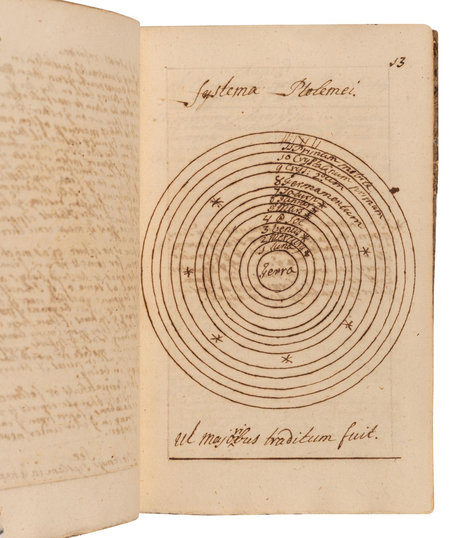 [MANUSCRIPT - PHYSICS]. “A System of Natural Philosophy.” [South Devon], 1720.