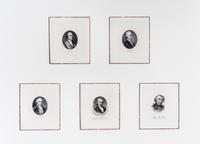 (SUPREME COURT) 13 engraved portraits of Supreme Court Justices.