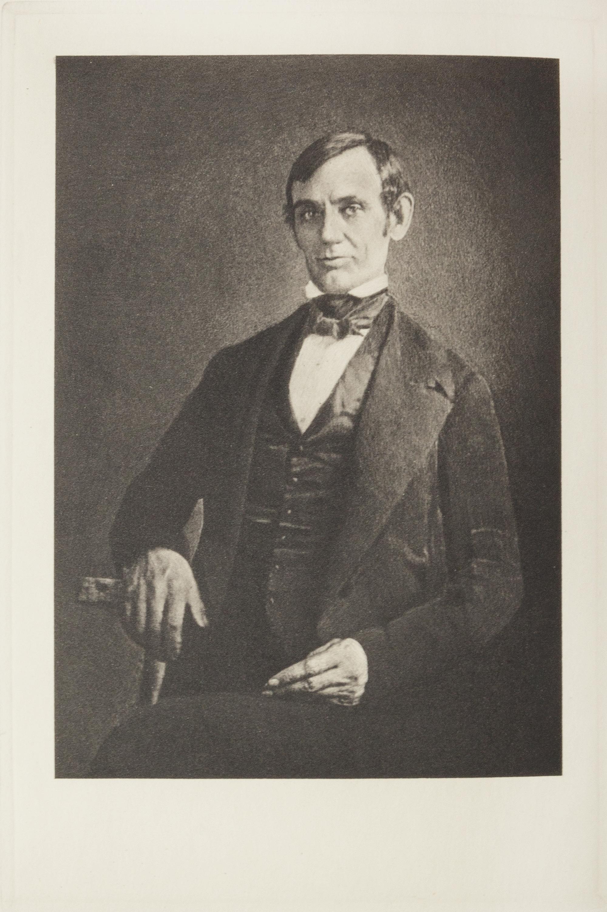[LINCOLN]. -- BEVERIDGE, Albert (1862-1927). Abraham Lincoln, 1809-1858. New York, 1928. LIMITED EDITION. "MANUSCRIPT EDITION."