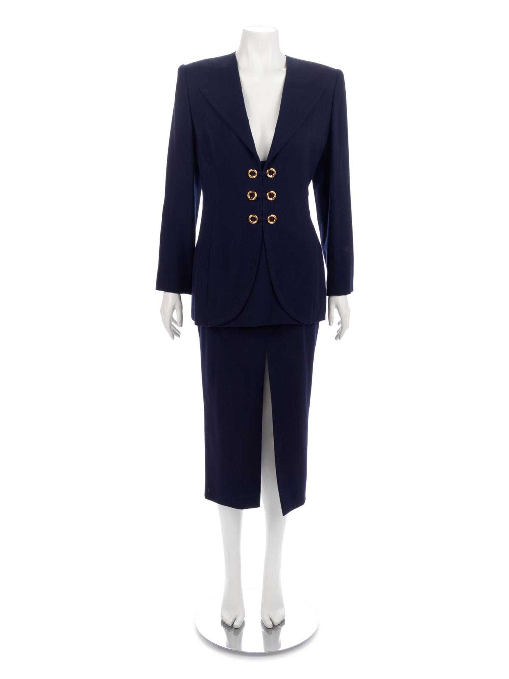 Three Vintage Designer Items, 1980-90s: One Valentino & Two Galanos