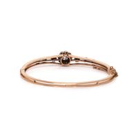 ROSE GOLD AND DIAMOND BANGLE BRACELET