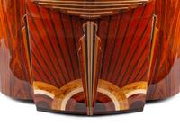 An Art Deco Style Various Woods Console Cabinet