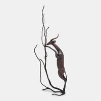 Gerenuk and Tree Sculpture edition 256/750