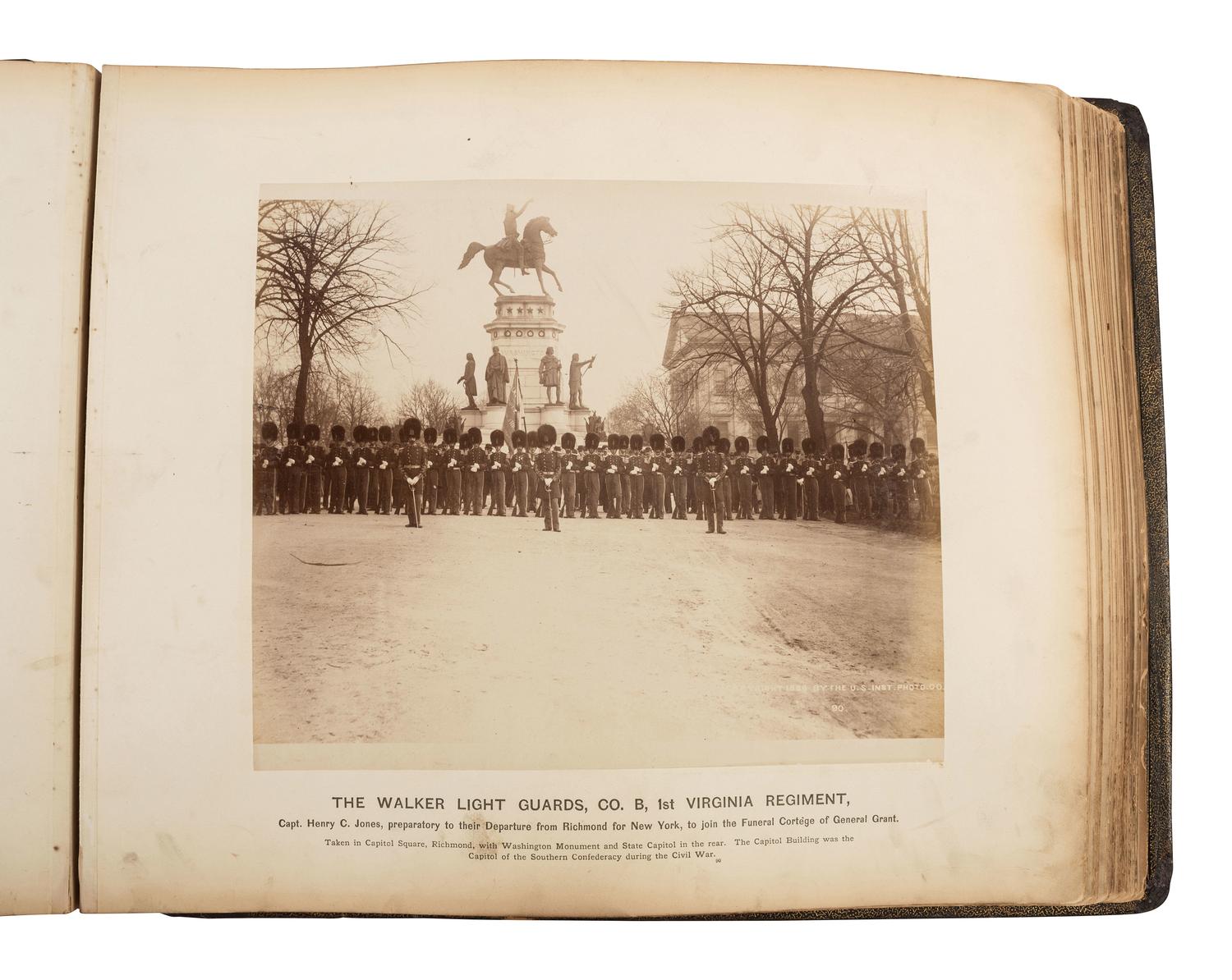 [GRANT, Ulysses S. (1822-1885)]. Photo album commemorating U.S. Grant. Boston: Wm. H. Allen, [1886].