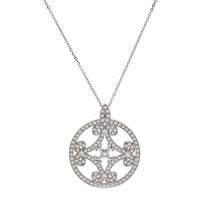 WHITE GOLD AND DIAMOND PENDANT/NECKLACE