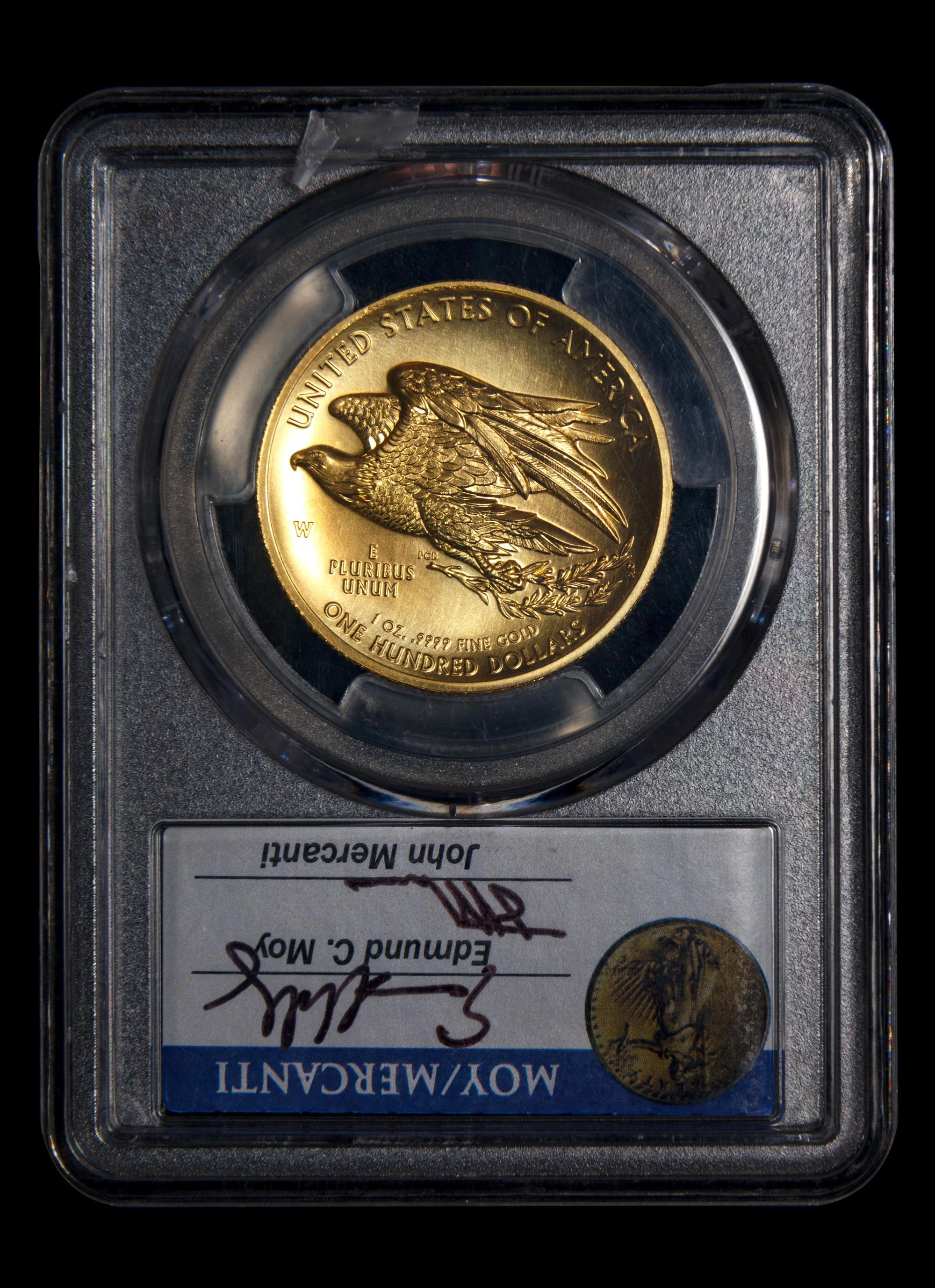 A 2015-W Liberty: High Relief Gold $100 Coin (PCGS MS70)