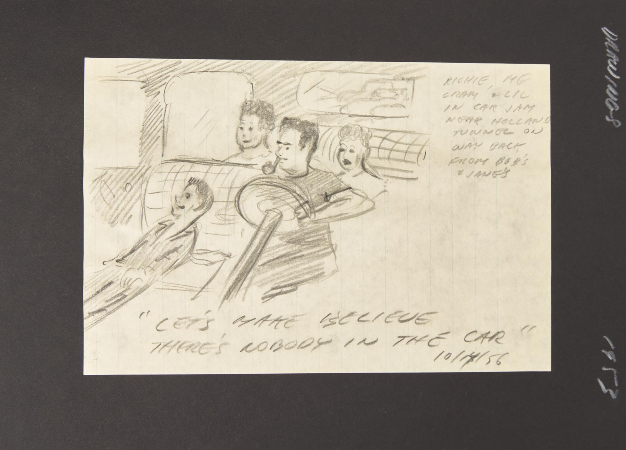 [Children's & Illustrated] Gelman, Woodrow. Album of Original Sketches and Designs