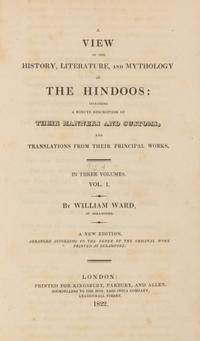 [INDIA]. A group of works about India. Together, 5 works in 7 volumes.