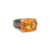 LE VIAN, CITRINE, DIAMOND AND COLORED DIAMOND RING