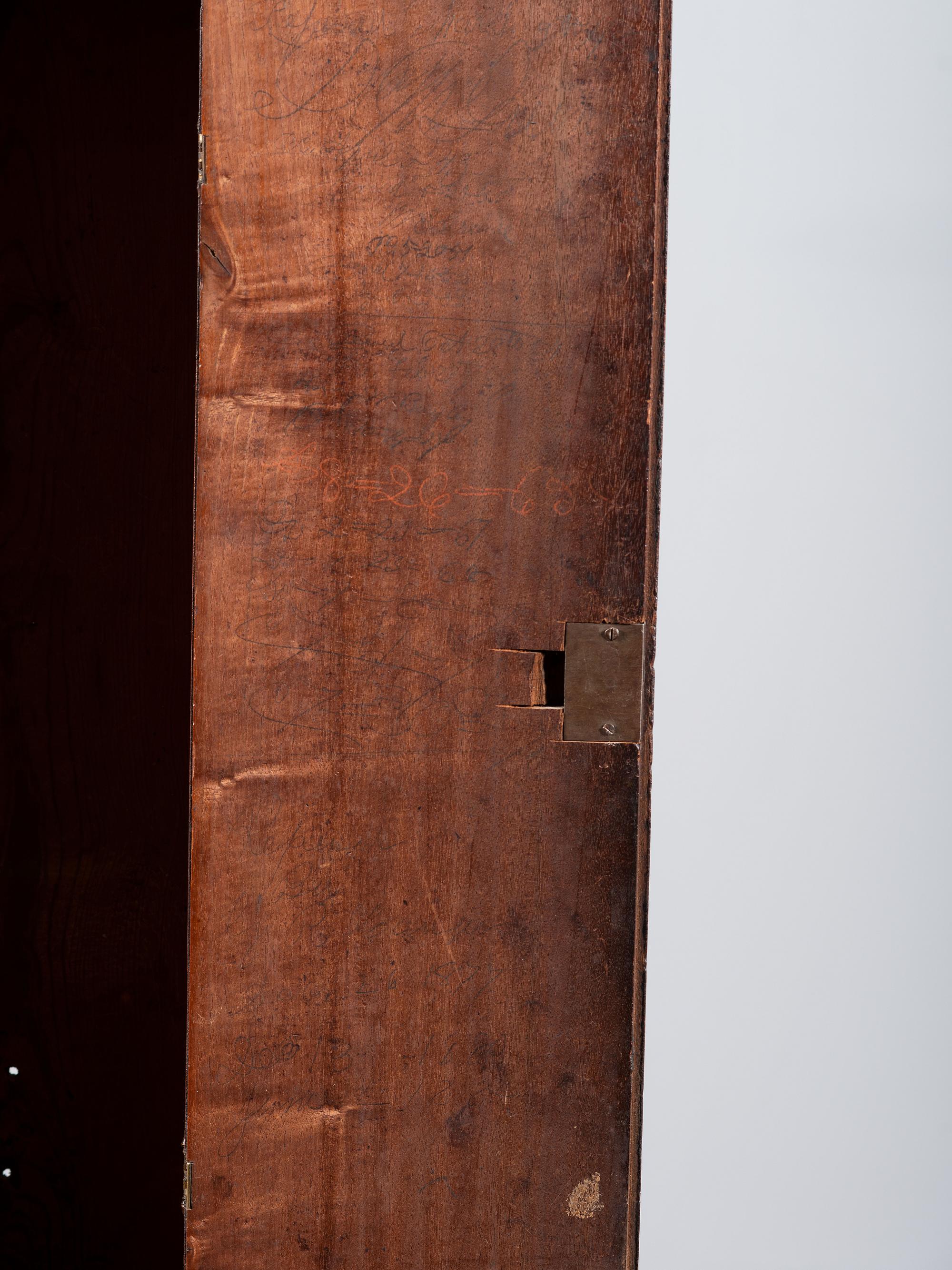 A Rare Chippendale Walnut Tall Case Clock