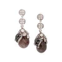 Coomi, Diamond, Colored Diamond, and White Gold Earrings