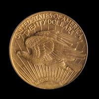 A United States 1909/8 St. Gaudens $20 Gold Coin