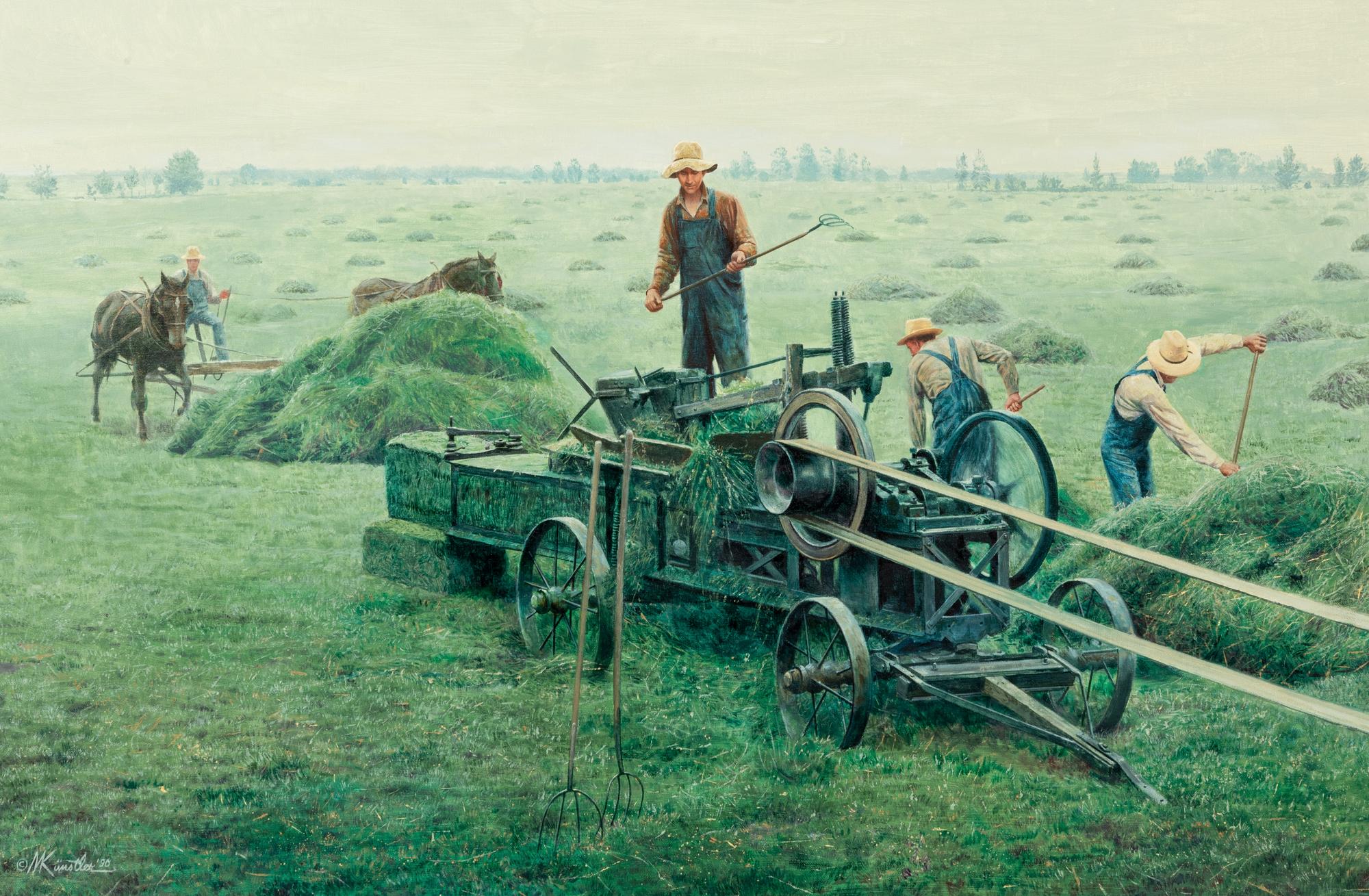 Bailing Hay